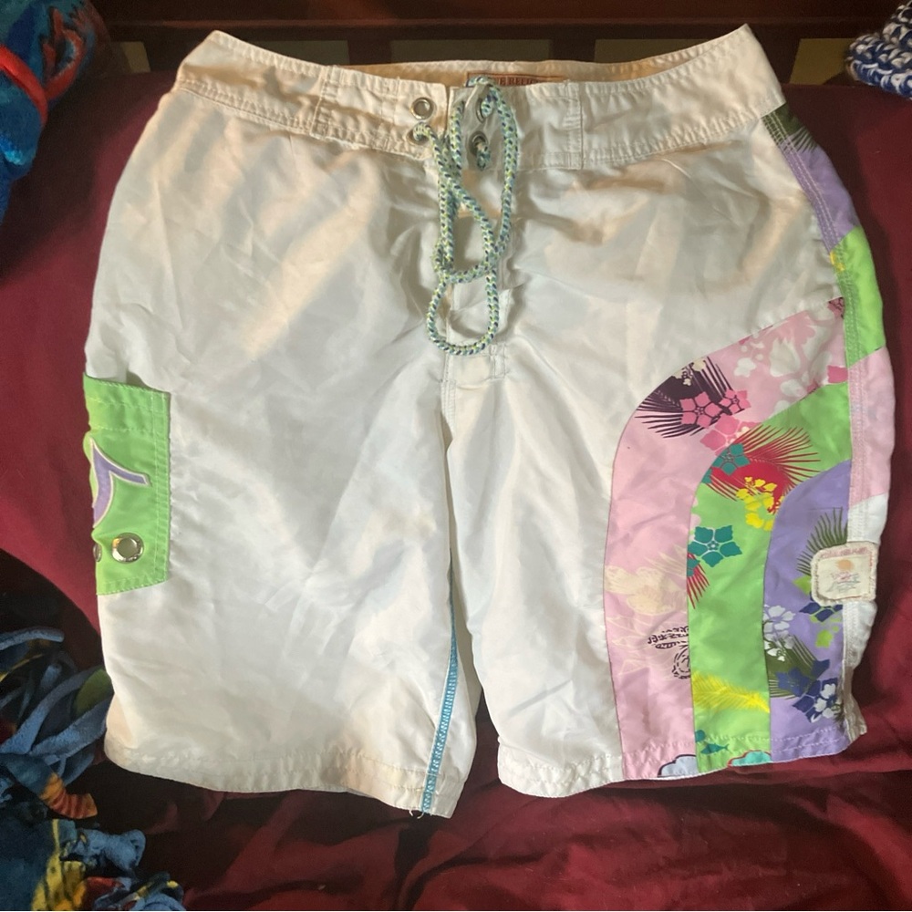 True Religion swim trunks 32” waist adjustable men’s